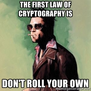 Roll your own crypto